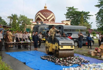 Bupati Siak Pimpin Apel Pengamanan Natal dan Tahun Baru