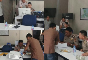 Ups.., TVI Polda Riau Bertandang ke Mapolres Bengkalis