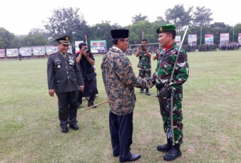 Kodim 0302/Inhu Peringati HUT TNI ke-73