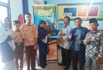 Tiga Bulan, Siswa SLBN Bengkalis Magang di RRI