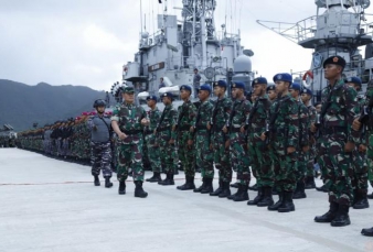 Siap Tempur, 600 Personel Amankan Laut Natuna