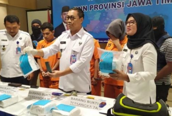 Sita 8 Kilogram Sabu, BNNP Jatim Amankan Sindikat Jaringan Malaysia