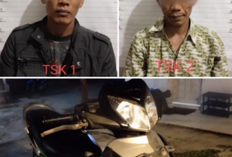 Dua Laki Laki Spesialis Curanmor Disikat Polisi