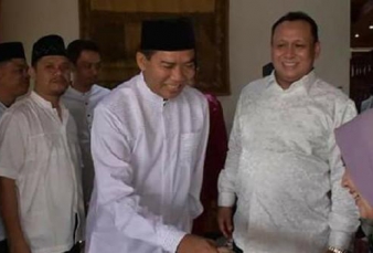 Cagubri Firdaus Kunjungi Kediaman Ketua Partai Gerindra Riau