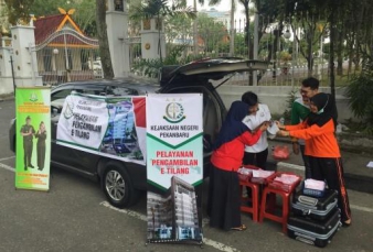 Urus E-Tilang di Car Free Day Diminati Warga