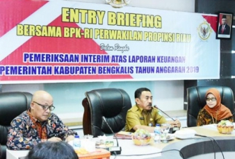 BPK RI Riau Periksa Interim LapKeu Pemkab Bengkalis 2019