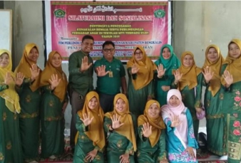 Di MTs Darul Ulum, Tim Mediator PPA Bengkalis Taja Sosialisasi dan Silaturahmi