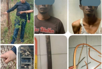 Oalah.., Dua Pelaku Pencuri Kabel di Ringkus Polisi