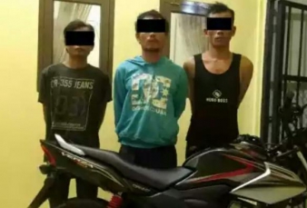 3 Maling Motor di Rambah Hilir Diciduk Polisi Rohul