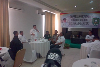 Coffee Morning Amril Mukminin dan Insan Pers