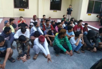 Balap Liar.., Polresta Pekanbaru Amankan 40 Remaja