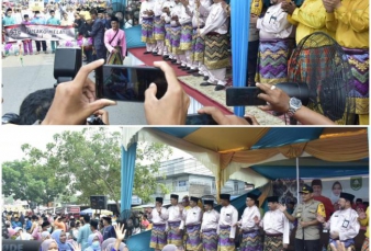 Putra Menggalo, Lepas Ribuan Peserta Pawai Taaruf MTQ ke 44 2019 di daerah "Mutiara Hitam"