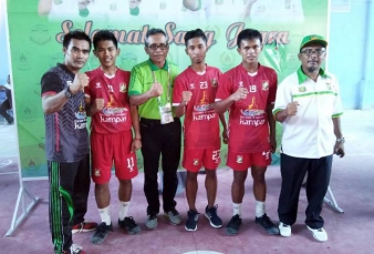 Kampar Raih Emas Cabor Sepak Takraw