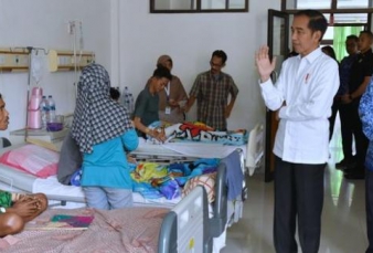 Jokowi Sidak Pelayanan BPJS di RSUD Subang