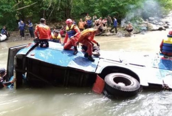 35 Korban Tewas dan 13 Orang Selamat dari Kecelakaan Bus Sriwijaya, Ini Identitasnya