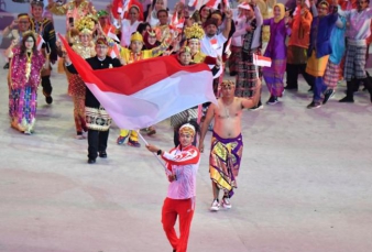 Ridjkie Mulia Bangga Jadi Pembawa Bendera Indonesia