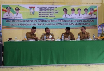 Musrenbang 5 Kecamatan Dipusatkan di Kampar, Ini Kata Catur