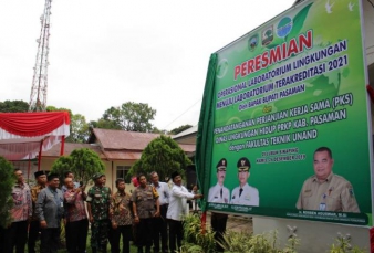 Resmi, Yusuf Lubis Buka Operasional Laboratorium Lingkungan