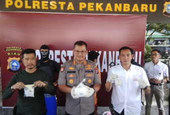 Mau Edarkan 941 Gram Sabu,  Pemuda Pekanbaru Diciduk Polisi