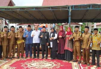 Pasar Ujungbatu Diresmikan, Sekdakab Rohul Puji Kades Sembuhkan Bumdes