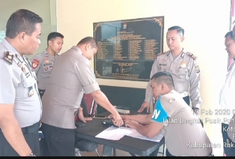 Dorong Program Prioritas Kapolri, Polres Rohul Punya Absensi Digital