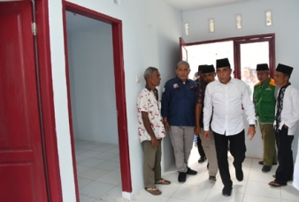 Rumah Relokasi Rampung Di Ulu Pungkut, Kata Gubsu Rumah Ini Milik Kalian