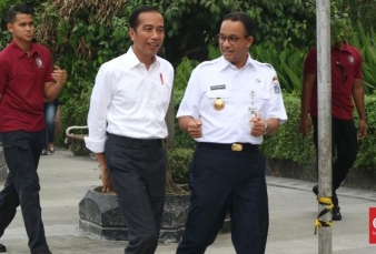 Jokowi Puji Anies soal Penanganan Corona di Jakarta