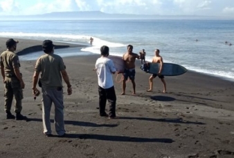 Berselancar di Pantai Klungkung, Puluhan Turis Australia Diusir Satpol PP