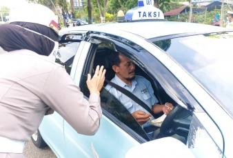 Polresta Pekanbaru Gelar Pra PSBB di Kota Pekanbaru