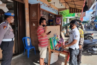 Polisi Dabo Singkep Larang Pedagang Jualan Petasan