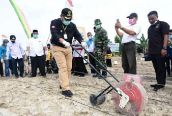 Bupati Kampar Dorong Ketahanan Pangan Hadapi Corona