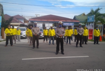 Satlantas Polres Meranti Ajak Bentor Peduli Keselamatan