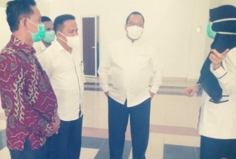 Bupati Meranti Lega Saksikan Peningkatan RSUD