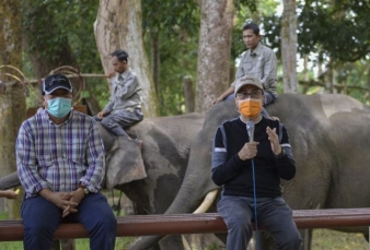 Gubernur Riau Kunjungi Taman Wisata Buluh Cina