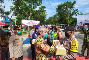 Sembako dan HUT Bhayangkara Polres Meranti