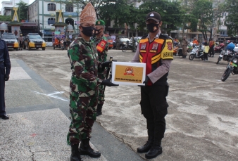 Semarak TNI Polri Merayakan HUT Bhayangkara di Tembilahan