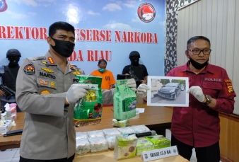 Diselundupkan dari Pulau Rupat, Sabu 15,8 Kg Diamankan Polda Riau