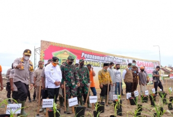 Gerakan Jaga Kampung Upaya Polda Riau Dukung Ketahanan Pangan