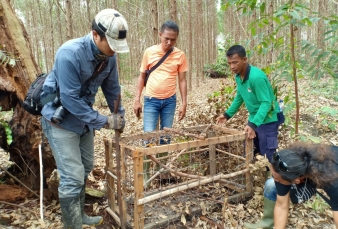 Razia Distrik, Petugas Temukan 45 Jerat Satwa