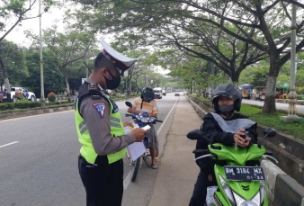 Polres Rohul Tindak 419 Pelanggar Lalulintas