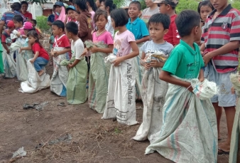 Keceriaan Acara 17 Agustus saat Pendemi Covid-19 di Pangkalan Kerinci.