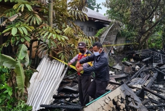 Satu Keluarga Terpanggang Akibat Kebakaran Rumah di Inhil