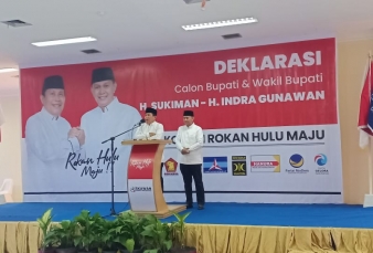 Sukiman-Indra Gunawan Resmi Bertarung di Pilkada Rohul