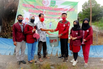 Mahasiswa Univrab Usung Program Sosialisasi Corona