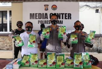 Jaringan Lapas, 14 Kilogram Sabu Disikat Polres Dumai dari 2 Kurir