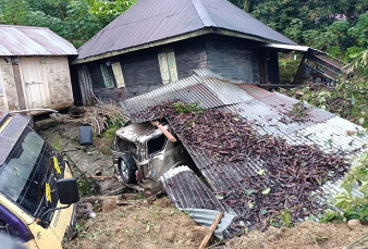 Puluhan Rumah dan Mobil di Sibolangit Tertimbun Tanah dan Bebatuan 