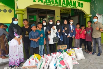 SMPN 7 Medan Bantu Sembako ke Panti Asuhan, Berbagi Takjil dan Buka Bersama