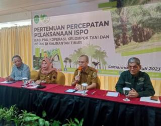 Dorong Sertifikat ISPO Perusahaan dan Petani Sawit, Ini Target Disbun Kaltim