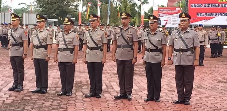 Sertijab dan Beri Penghargaan, Kapolres Bengkalis: Ini Dinamika Organisasi