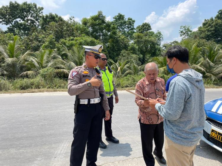 Satlantas Polres Bersama Dishub Petakan Rawan Laka Dan Macet di Pelalawan